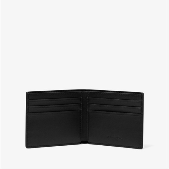 Authentic Michael Kors Harrison Slim Billfold Wallet - Metallic Silver - Picture 6 of 6